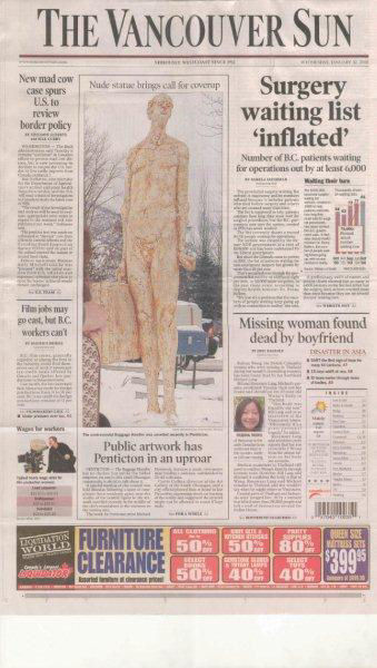 the Vancouver Sun January 12th 2005